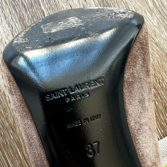 SAINT LAURENT ANJA PUMPS IN SUEDE - Picture 5 of 7